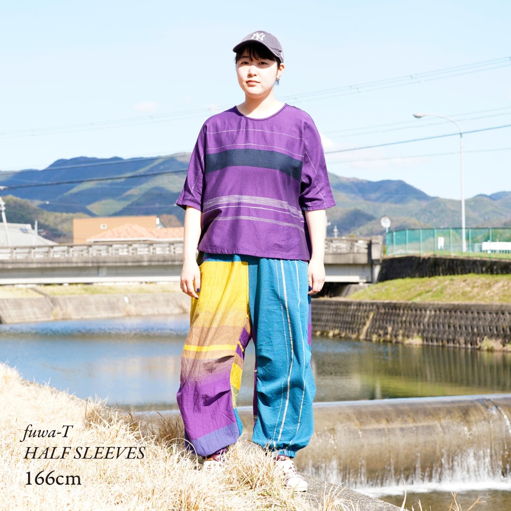 tamaki niime wide pants LONG 染あそび-